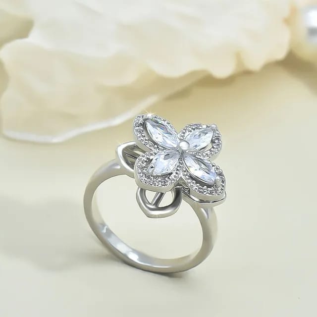 Pearl Blossom Statement Ring